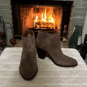 Luck Brand suede ankle boots